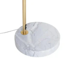 Qazqa booglamp arc goudkleurig e27