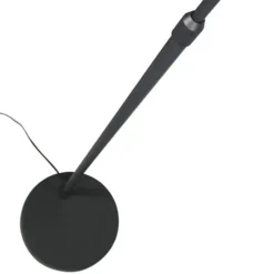 Qazqa booglamp arc zwart e27