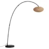 Qazqa booglamp bida zwart e27