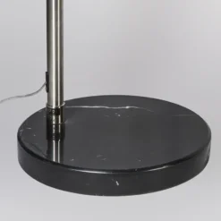 Qazqa booglamp booglamp xxl zilverkleurig e27