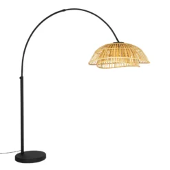 Qazqa booglamp pua beige e27