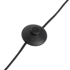 Qazqa booglamp pua zwart e27