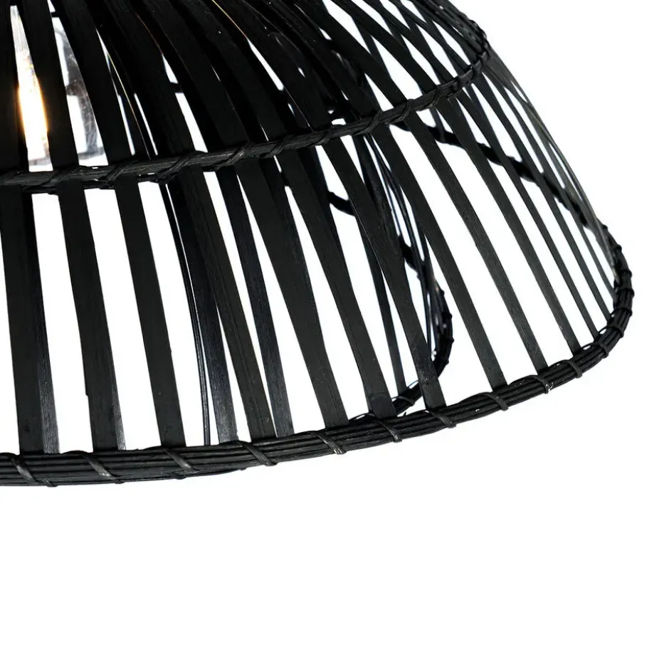 Qazqa booglamp pua zwart e27