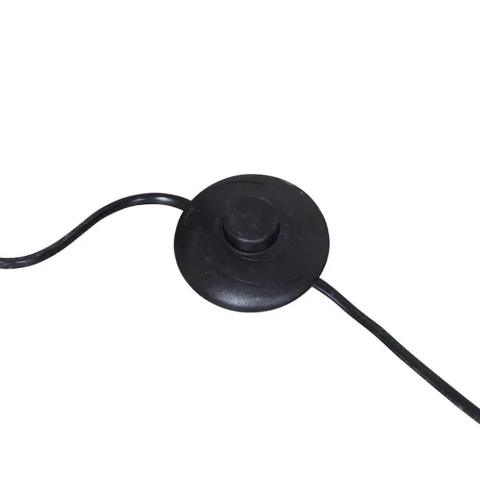 Qazqa booglamp shade-duo zwart e27