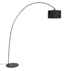 Qazqa booglamp vinossa zwart e27