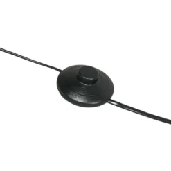 Qazqa booglamp vinossa zwart e27