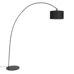Qazqa booglamp vinossa zwart e27