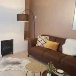 Qazqa booglamp vinossa zwart e27