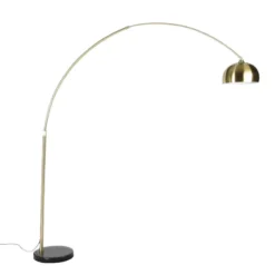 Qazqa booglamp xxl goudkleurig e27