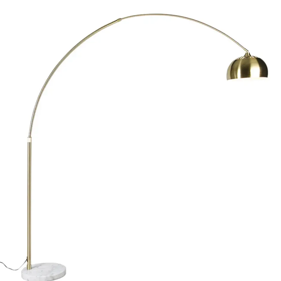 Qazqa booglamp xxl goudkleurig e27