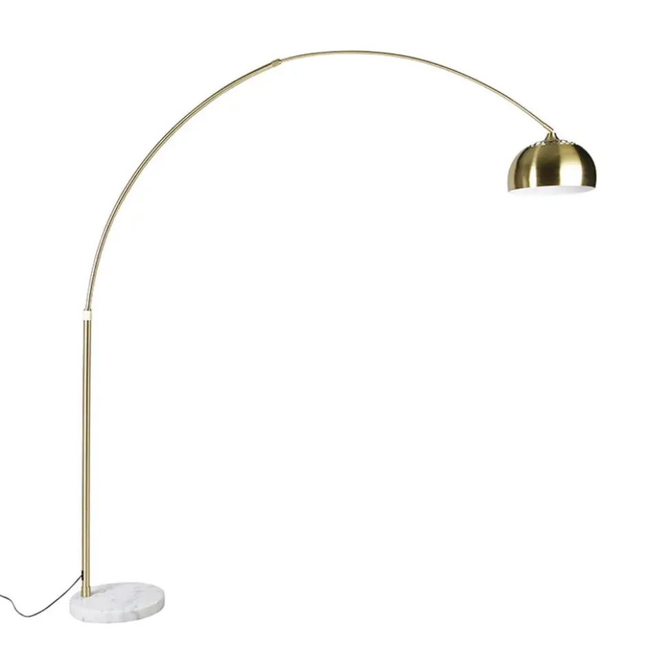 Qazqa booglamp xxl goudkleurig e27