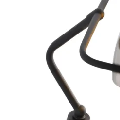 Qazqa bureaulamp banker zwart e27