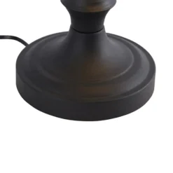 Qazqa bureaulamp banker zwart e27