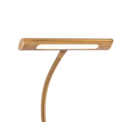 Qazqa bureaulamp tableau bronskleurig