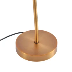 Qazqa bureaulamp tableau bronskleurig
