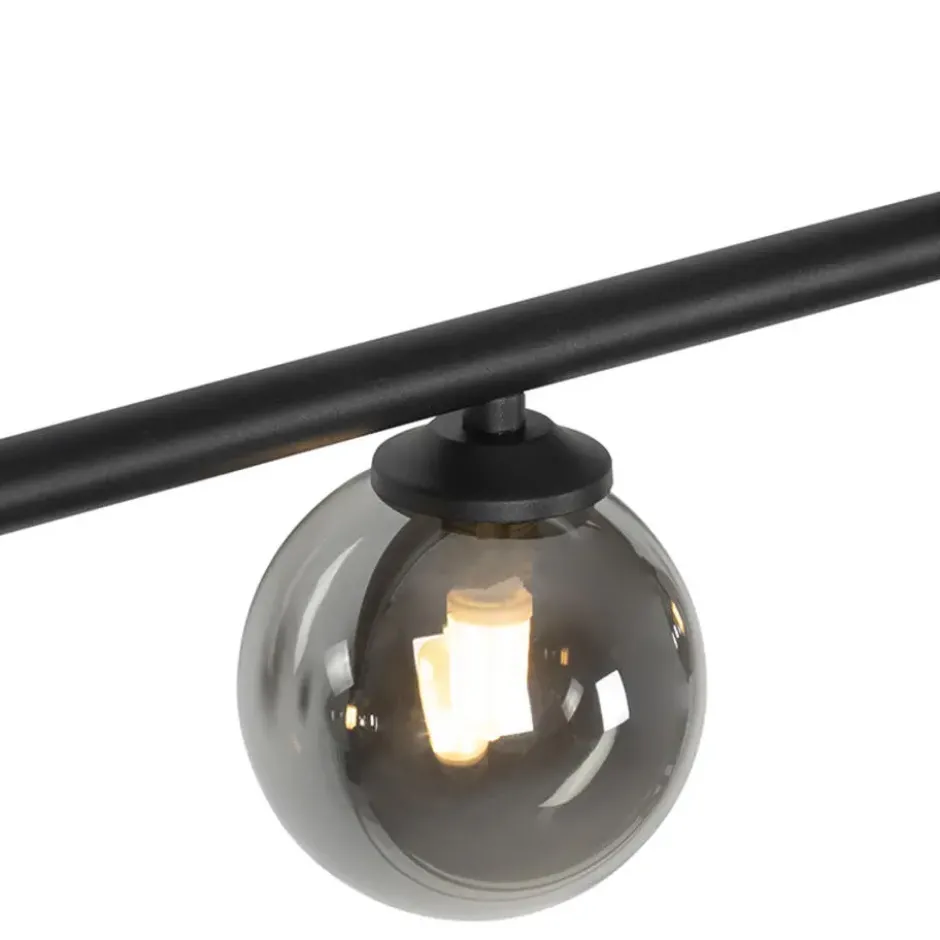 Qazqa hanglamp athens zwart g9