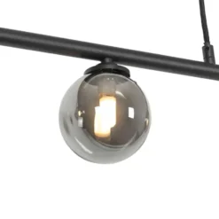 Qazqa hanglamp athens zwart g9