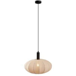 Qazqa hanglamp bida bruin e27
