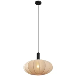 Qazqa hanglamp bida bruin e27