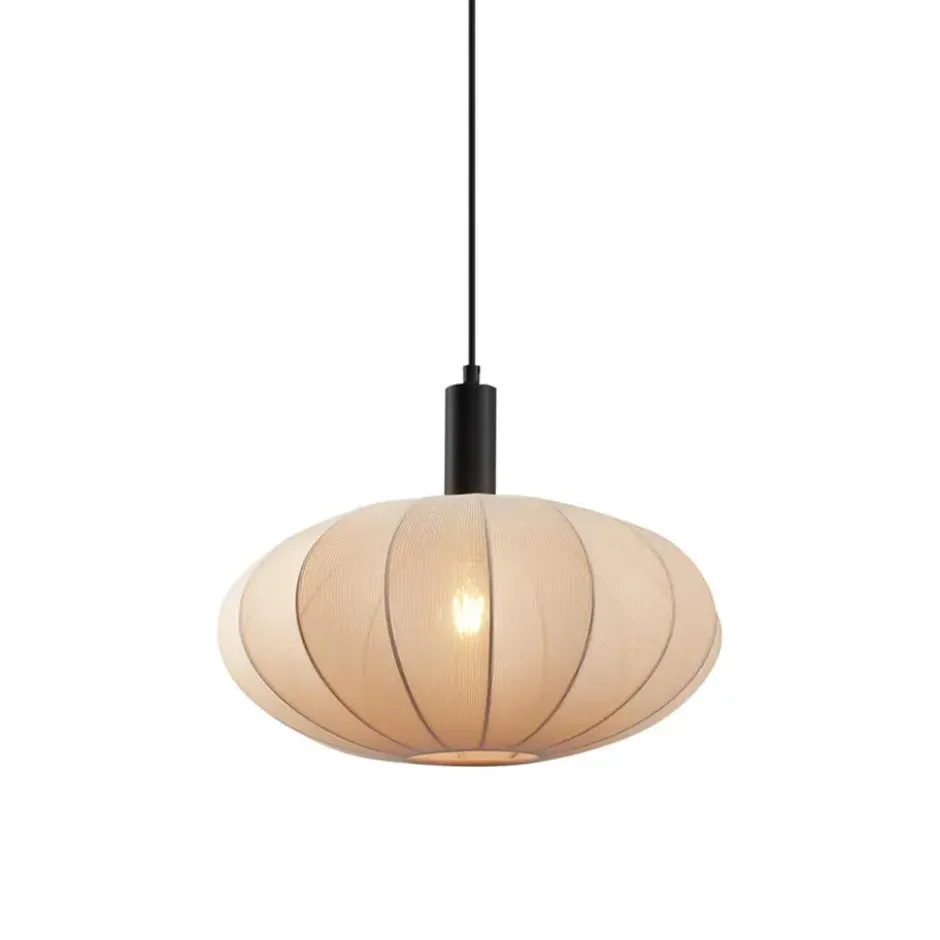 Qazqa hanglamp bida bruin e27