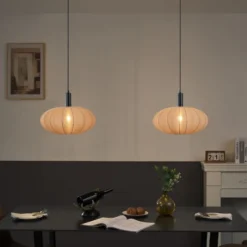 Qazqa hanglamp bida bruin e27