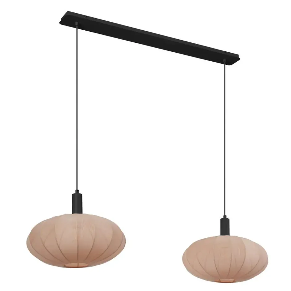 Qazqa hanglamp bida bruin e27