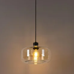 Qazqa hanglamp bizle beige e27