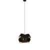 Qazqa hanglamp cloth zwart e27