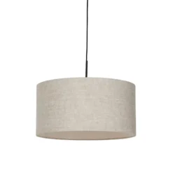 Qazqa hanglamp combi beige e27