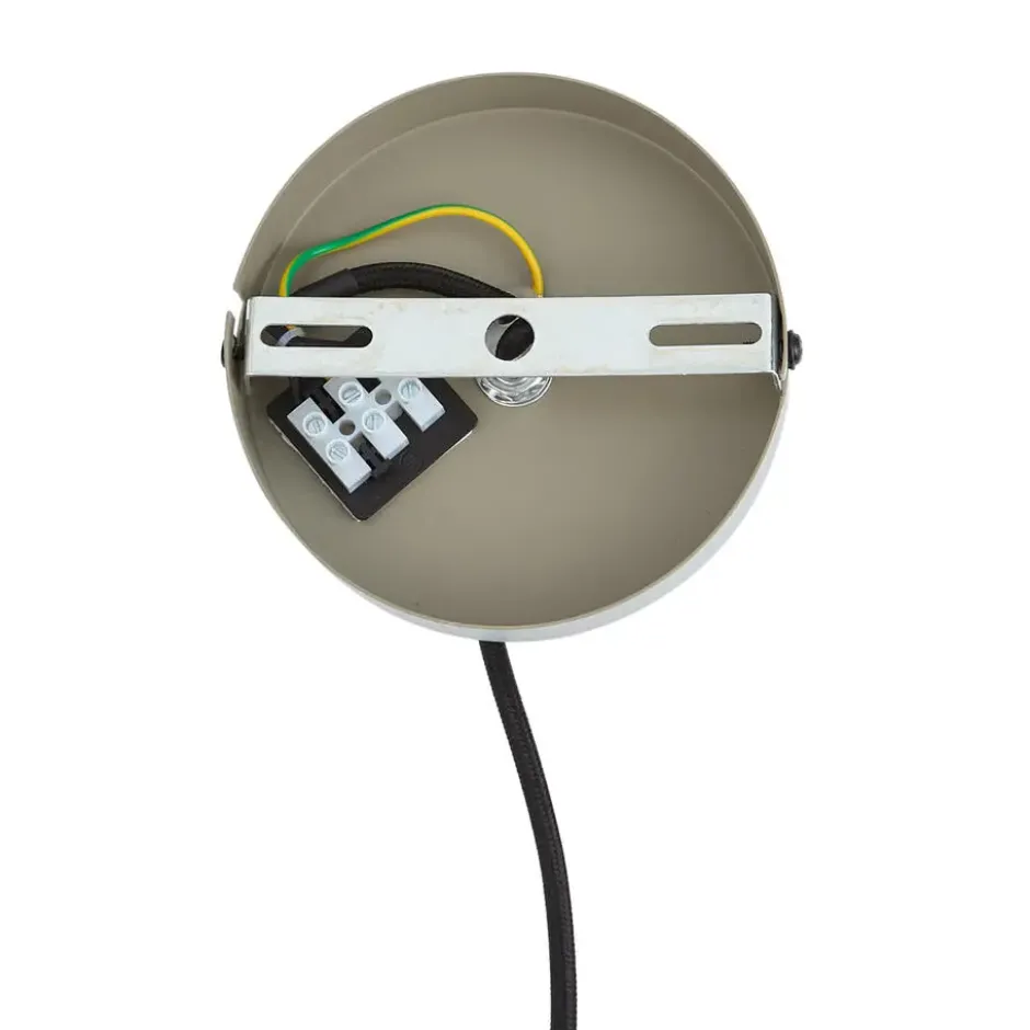 Qazqa hanglamp dory grijs e27