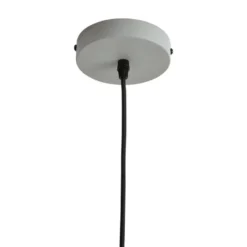 Qazqa hanglamp dory grijs e27
