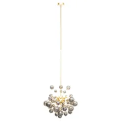 Qazqa hanglamp explode goudkleurig g9