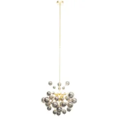 Qazqa hanglamp explode goudkleurig g9