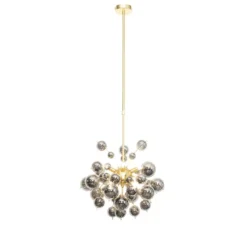 Qazqa hanglamp explode goudkleurig g9