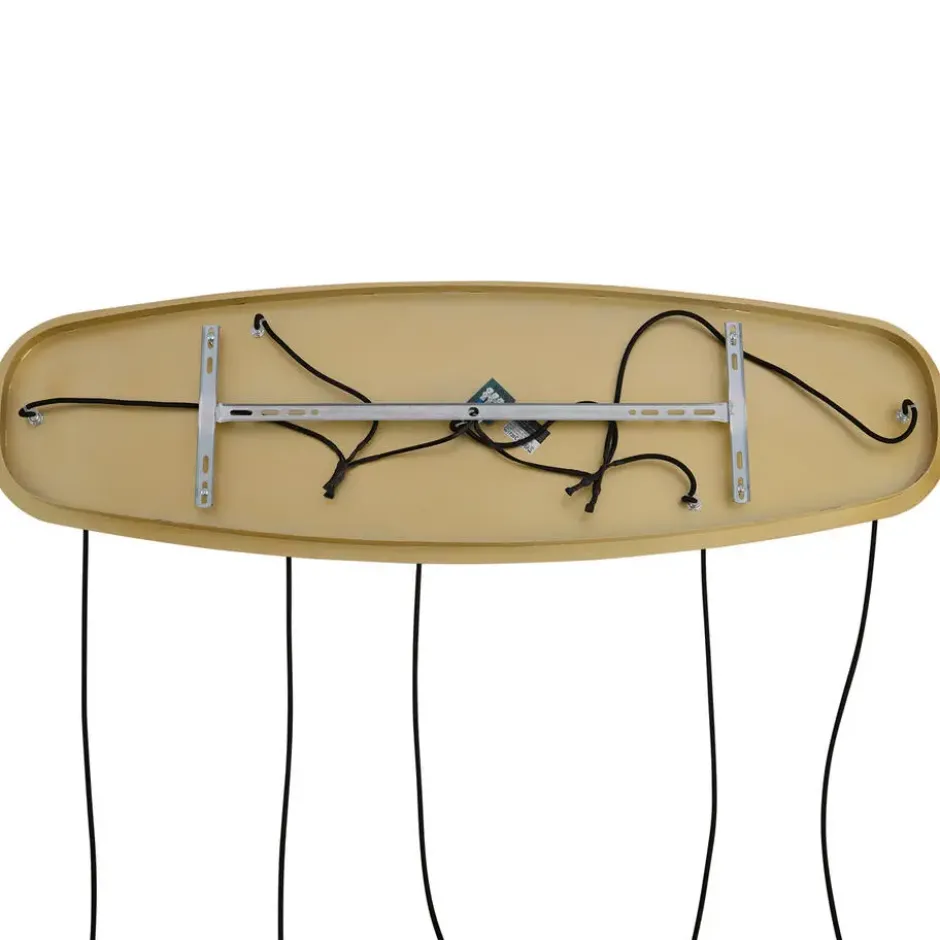 Qazqa hanglamp gus goudkleurig gx53