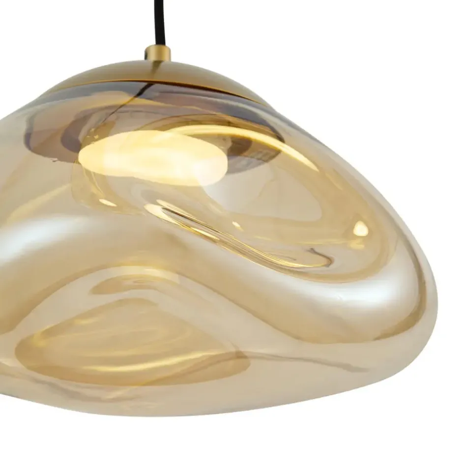 Qazqa hanglamp gus goudkleurig gx53
