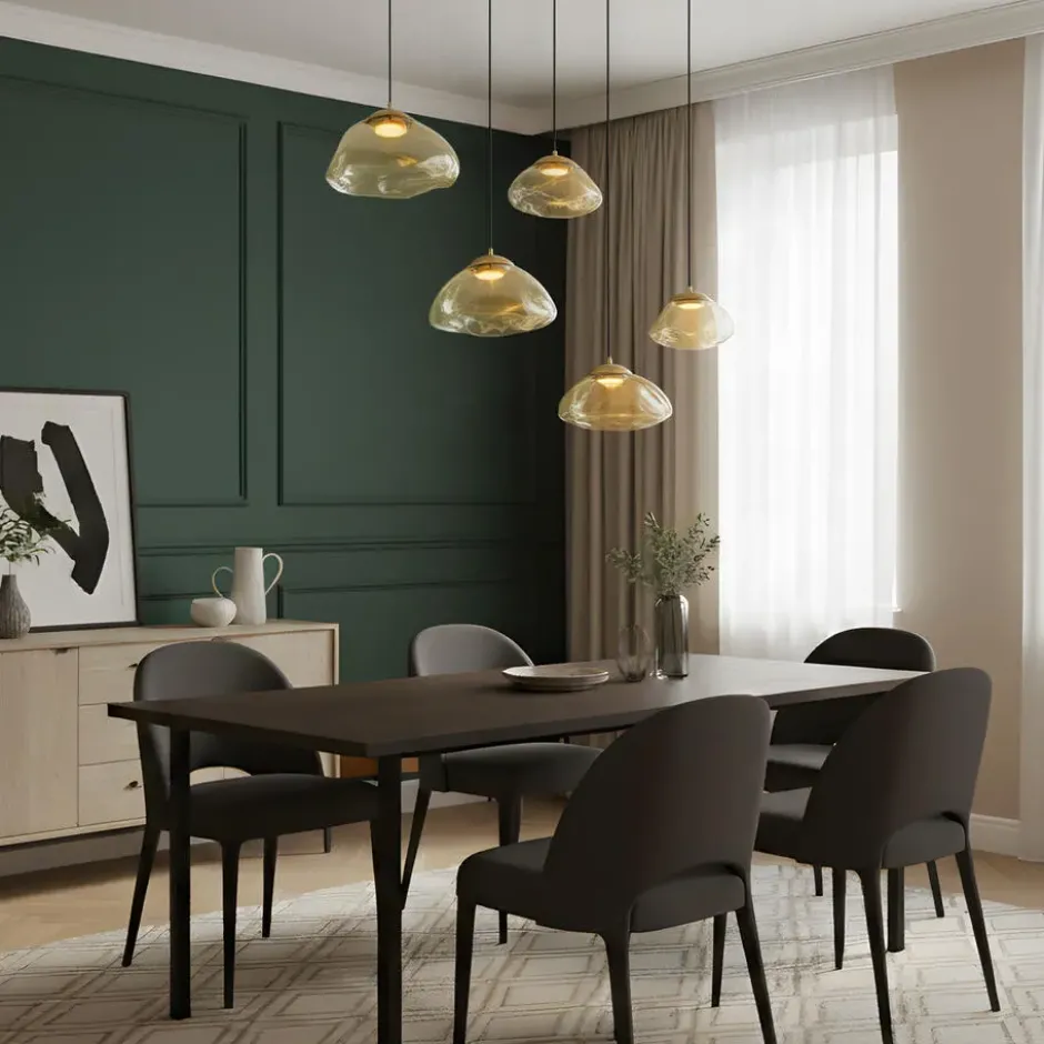 Qazqa hanglamp gus goudkleurig gx53