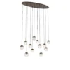 Qazqa hanglamp inge bronskleurig g9