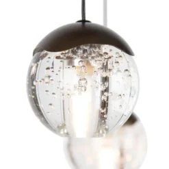 Qazqa hanglamp inge bronskleurig g9