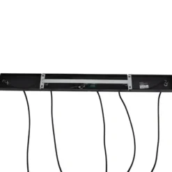 Qazqa hanglamp jeana zwart gu10