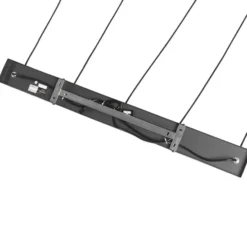 Qazqa hanglamp jeana zwart gu10