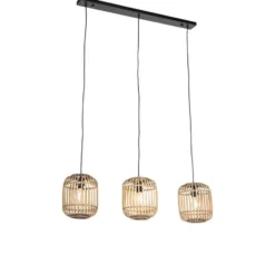 Qazqa hanglamp manila beige e27