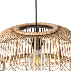 Qazqa hanglamp michelle bruin e27