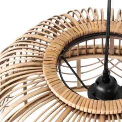 Qazqa hanglamp michelle bruin e27