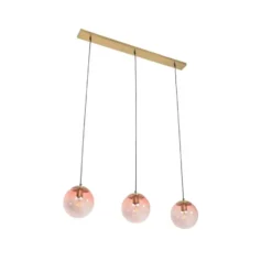 Qazqa hanglamp pallon roze e27
