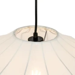 Qazqa hanglamp plu wit e27
