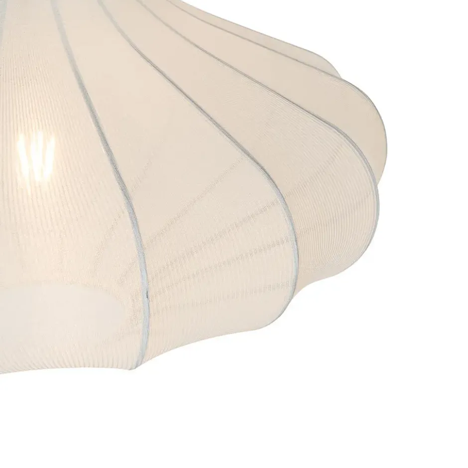 Qazqa hanglamp plu wit e27