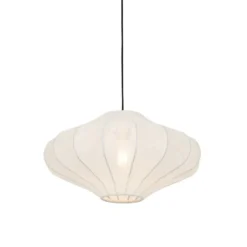 Qazqa hanglamp plu wit e27
