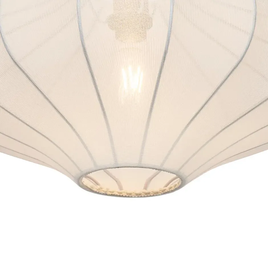 Qazqa hanglamp plu wit e27
