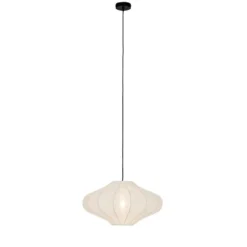 Qazqa hanglamp plu wit e27